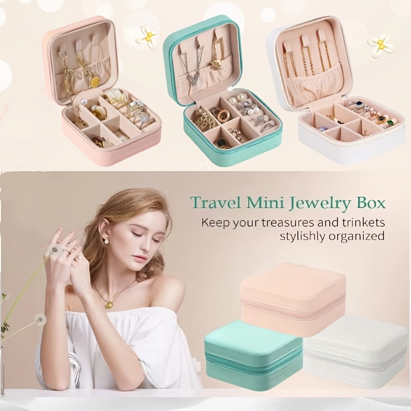 10pcs Portable Custom Travel Jewelry Storage Box
